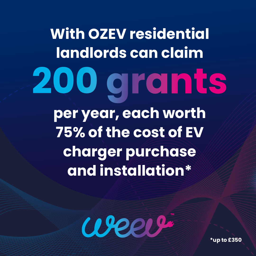 weevcharging's tweet photo. Are you a residential landlord?ποΈ Find out more about how much you could save thanks to specialised grants from OZEVπΈ
#landlordgrants
#OZEV
#evcharging https://t.co/2JZoHukr12
