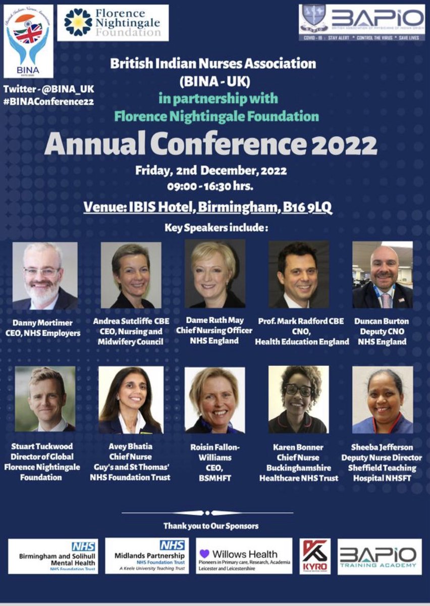 Finally, it’s time for us to come together, engage, inspire to break the glass ceiling. Let’s tap into the wisdom of @CNOEngland @Crouchendtiger7 @MRadford_HEECN @duncan_CNSE @NHSE_Danny @avey_bhatia @karenabonner2 & many others. Delegates please confirm through your email