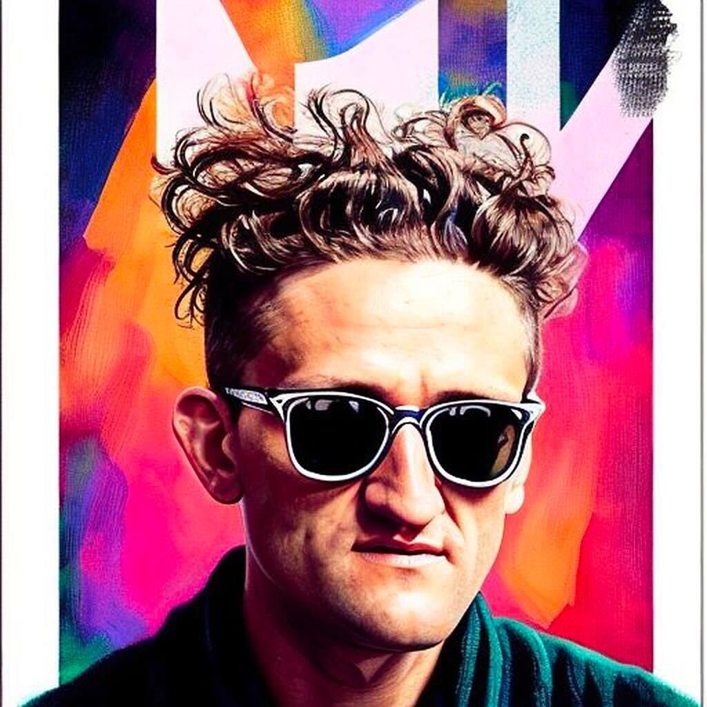 PrismaAI's tweet photo. Since we introduced our AI-generated avatars here, the hype has gone over the roof. Among the first and most voted names of whom we should do next, you named Casey Neistat. 
So we've braced ourselves, prepared more bandwidth on servers, and are happy to show @Casey as seen by AI https://t.co/FjhLG7WTdU