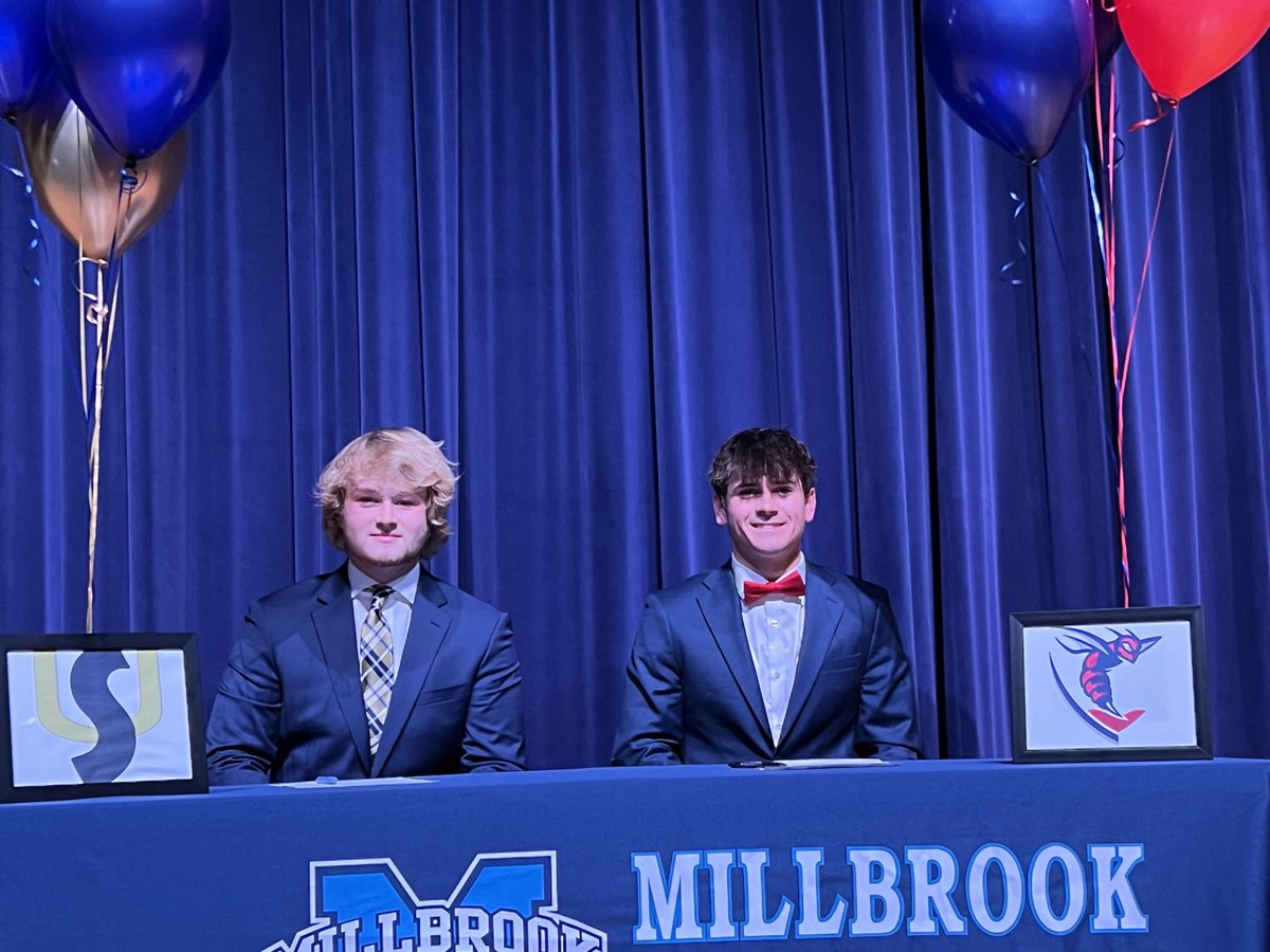 Congratulations to ⁦<a href="/brookshire_nate/">Nate Brookshire</a>⁩ &amp; <a href="/CarlKeenan19/">Carl Keenan</a>⁩ on signing this afternoon. ⁦<a href="/brookshire_nate/">Nate Brookshire</a>⁩ will continue his academic and athletic career ⁦<a href="/SURamsBaseball/">Shepherd Baseball</a>⁩ and ⁦<a href="/CarlKeenan19/">Carl Keenan</a>⁩ ⁦will continue his ⁦<a href="/SUHornetsBB/">SU Baseball</a>⁩ ⁦<a href="/WinStarSports1/">WinchesterStarSports</a>⁩