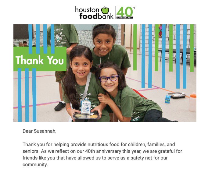KoontzOncology's tweet photo. DYK: @HoustonFoodBank is America’s largest food bank in distribution.

On this #GivingFoodDay, I’ve made a gift, generously matched by @HoustonTexans, to help my #Houston community while supporting the #HCWvsHunger challenge on Team #Feedalizumab

#OncTwitter #GivingTuesday2022 https://t.co/rTCCTFpmpy