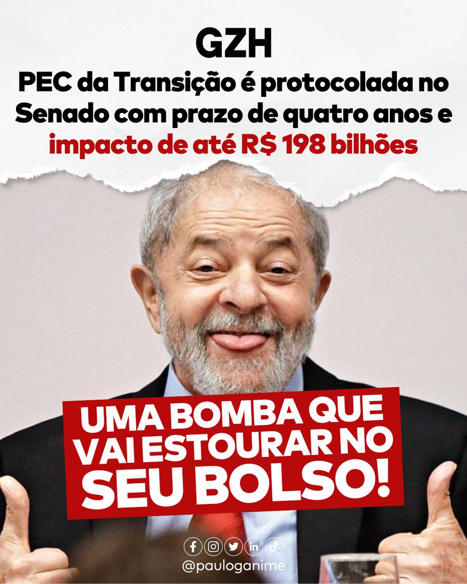 pauloganime's tweet photo. O texto da PEC é péssimo! Libera o Estado para gastar mais do que recebe e ainda tenta maquiar as contas públicas para disfarçar os danos. É o endividamento do país disfarçado de política social. https://t.co/nu4r72wEgG