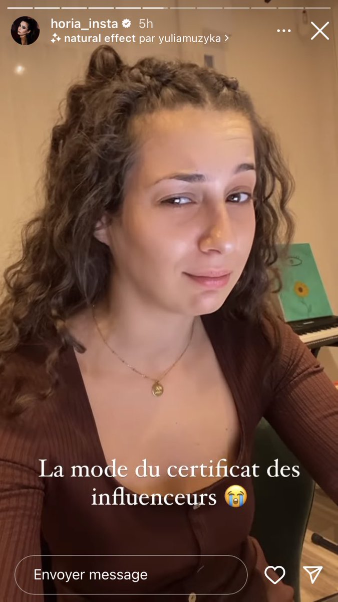 queenhoria1's tweet photo. Screen mémorable de la story de @Horia https://t.co/l6SFSWOmNv