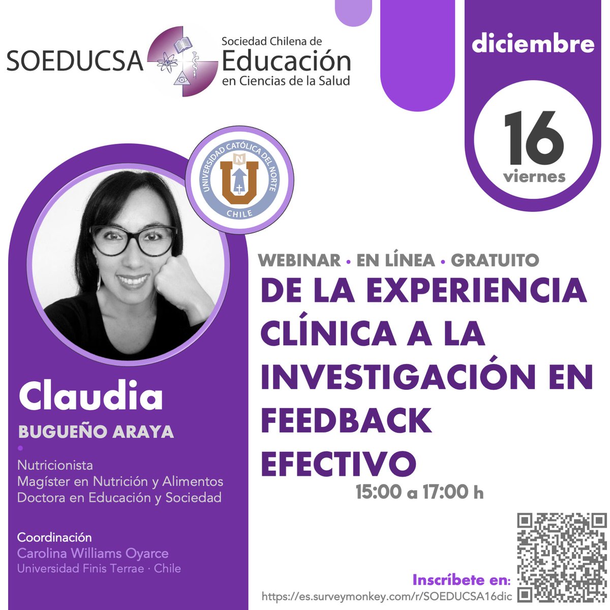soeducsa's tweet image. 𝗦𝗢𝗘𝗗𝗨𝗖𝗦𝗔, te invita al Webinar "𝗗𝗲 𝗹𝗮 𝗲𝘅𝗽𝗲𝗿𝗶𝗲𝗻𝗰𝗶𝗮 𝗰𝗹𝗶́𝗻𝗶𝗰𝗮 𝗮 𝗹𝗮 𝗶𝗻𝘃𝗲𝘀𝘁𝗶𝗴𝗮𝗰𝗶𝗼́𝗻 𝗲𝗻 𝗳𝗲𝗲𝗱𝗯𝗮𝗰𝗸 𝗲𝗳𝗲𝗰𝘁𝗶𝘃𝗼".
‍
📥 Inscríbete en: es.surveymonkey.com/r/SOEDUCSA16dic

#universidad #educacionmedica #educacion  #educmed #meded