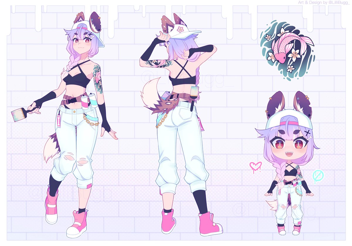BonBoof's tweet photo. Heya! 🐾

The name is Bonzai- but you can call me Bon!! I'm new to Vtubing and excited to start streaming my art in 2023! I'm an African Painted Wild Dog artist- Let's be friends 🌸

#VTuberUprising #VTuberEN https://t.co/X7N7xonmpZ