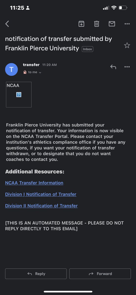 Tyvarius2's tweet photo. I would like to announce that I entered the Transfer Portal. I’m thankful for the opportunity Franklin Pierce gave me but I’ve decided that I want to explore my options with 1 year of eligibility left. #AGTG🖤🙏🏽📈 https://t.co/v98UWHe1Az
