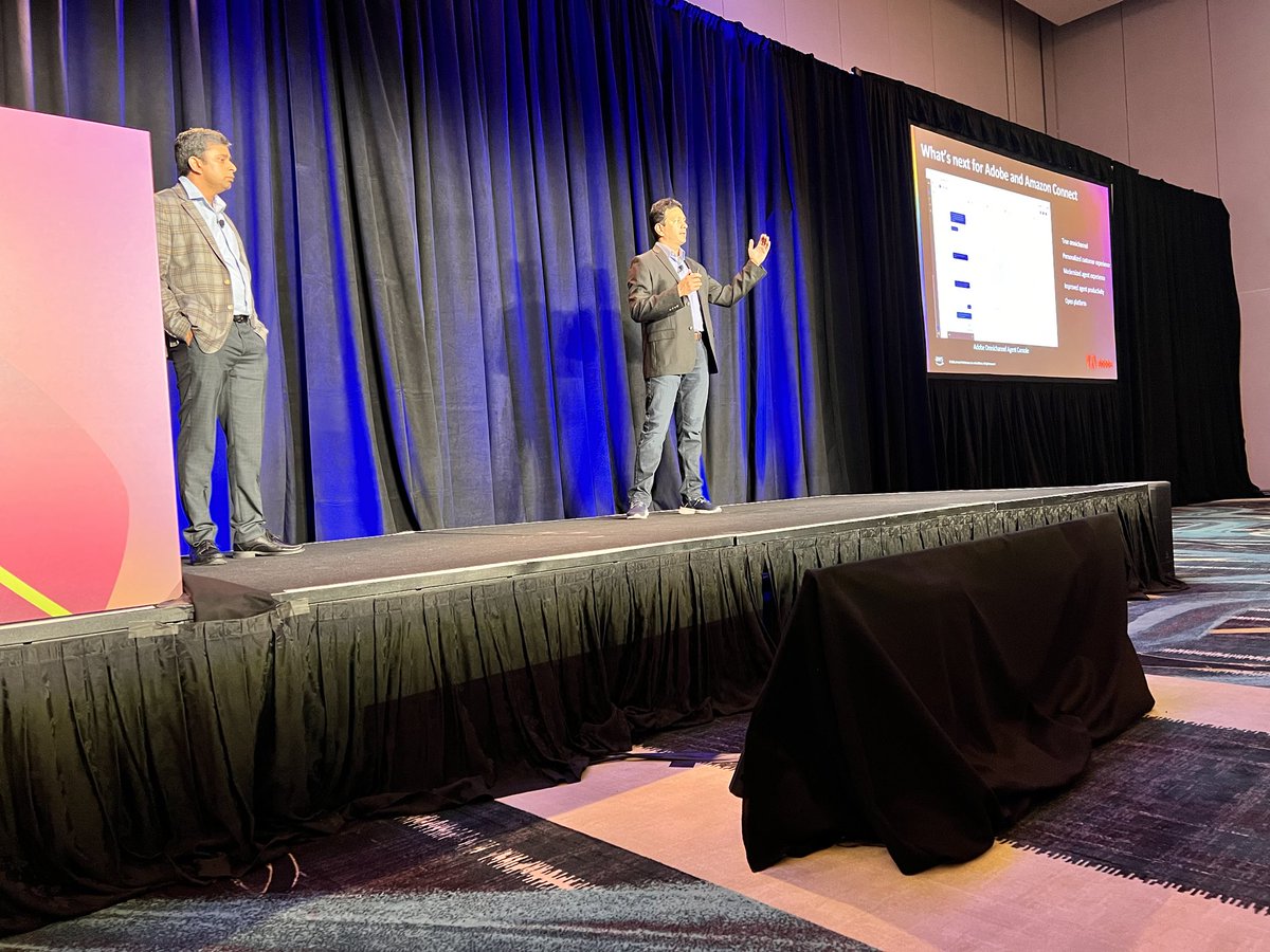 Cynthia Stoddard (@stoddardca) on Twitter photo Great presentation on Amazon Connect by my team members Prithvi Sahoo and Vikas Sagar <a href="/AWSreInvent/">AWS re:Invent</a> #AWS - so impressive! Great presentation on Amazon Connect by my team members Prithvi Sahoo and Vikas Sagar <a href="/AWSreInvent/">AWS re:Invent</a> #AWS - so impressive!