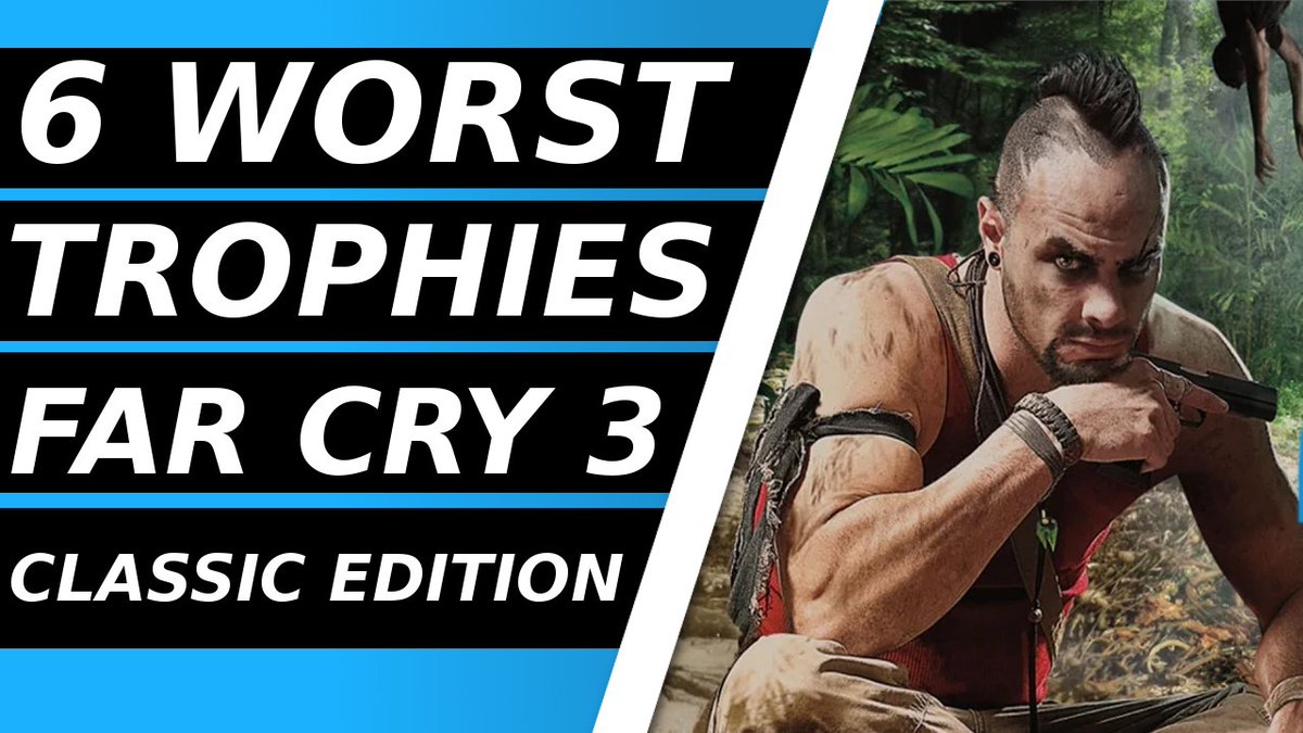 OddSockReview's tweet photo. https://t.co/2gCjzqBVKI

It's time to look at some of the worst trophies in #FarCry3 Classic Edition on #Playstation4! 

Check it out and let's have a scrap in the comments about your list! https://t.co/mXZQasCPOV