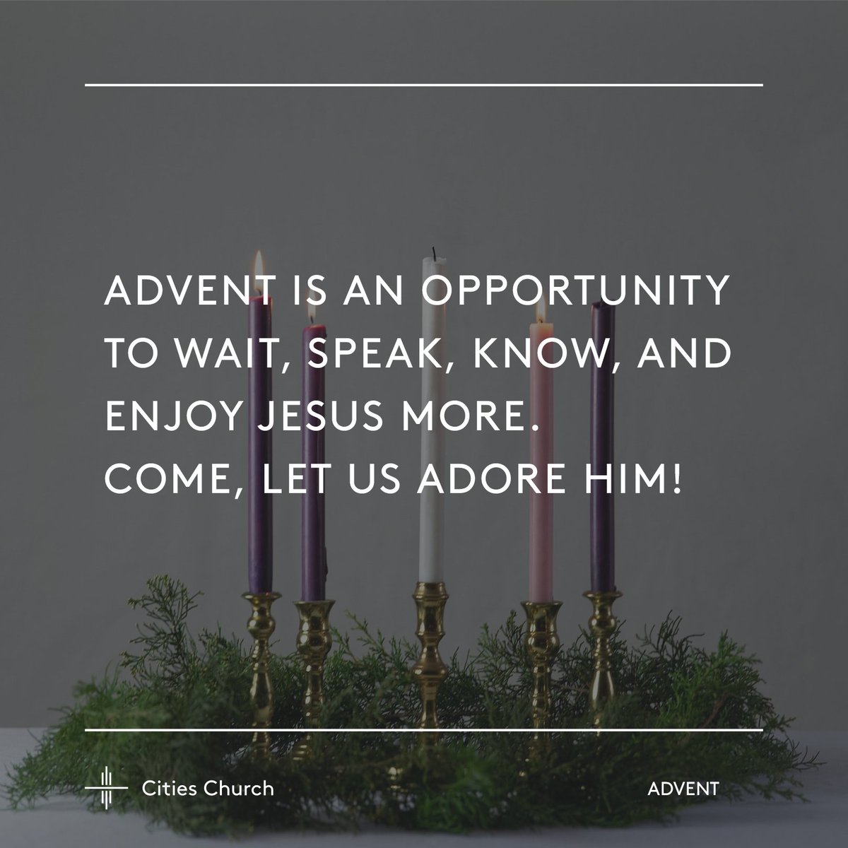 Deep in our unbelief, God came to the rescue. Come, let us adore him this Advent!