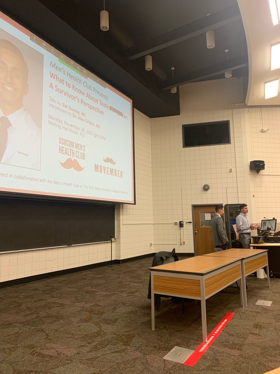 Louis Barry (@louiswbarry) on Twitter photo Yesterday, <a href="/MensHealthOSU/">Men's Health Club OSUCOM</a> hosted Sal Gomez for his talk "What to Know About Testicular Cancer: A Survivor's Perspective" <a href="/OhioStateMed/">The Ohio State University College of Medicine</a>. I had the honor of introducing Sal after getting the chance to know him during #Movember. His talk was incredible - I can't wait to share it! Yesterday, <a href="/MensHealthOSU/">Men's Health Club OSUCOM</a> hosted Sal Gomez for his talk "What to Know About Testicular Cancer: A Survivor's Perspective" <a href="/OhioStateMed/">The Ohio State University College of Medicine</a>. I had the honor of introducing Sal after getting the chance to know him during #Movember. His talk was incredible - I can't wait to share it!