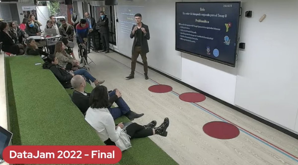 sikuaninet's tweet image. Sigue &quot;Los basados&quot;ofrecen el desarrollo un motor de búsqueda mejorado para el SECOP II. #DataJam2022