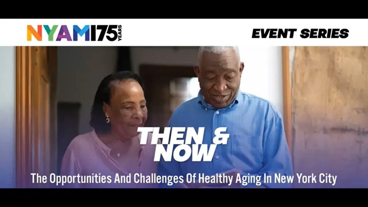 ICYMI: Our latest Then & Now installment is available on #YouTube! This event examined the history of #Aging policy in #NYC through a series of interviews with older #NewYorkers & commentary provided by guest historians. Watch here ➡️ buff.ly/3UiN6MA #HealthyAging