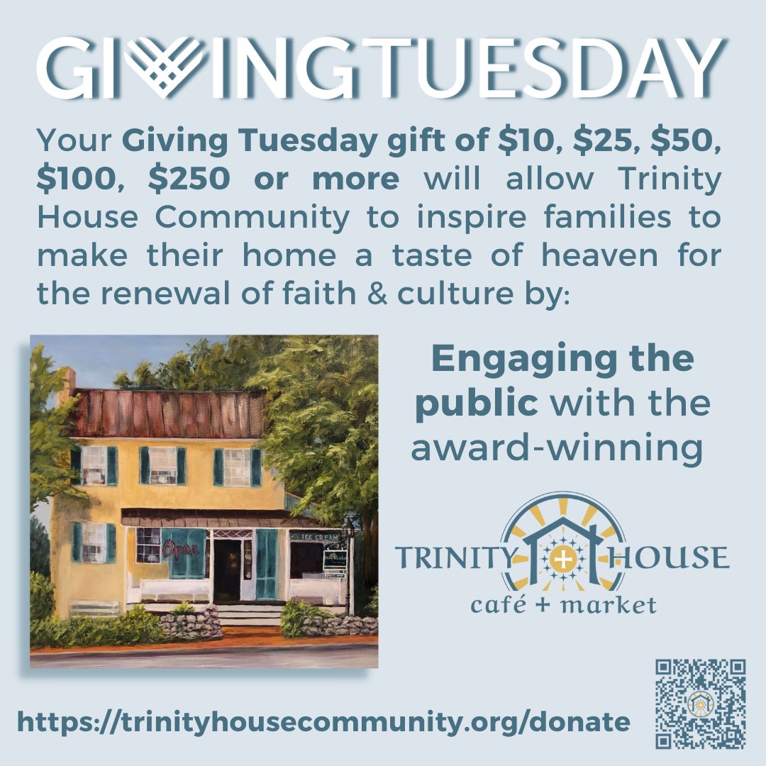 Generous supporters will match any new, or increase in, monthly donations! Will you partner with us at $10, $25, or more each month to renew the culture & promote family? Donate @ link in bio. #GivingTuesday #HeaveninYourHome #tasteofheaven #leesburgva #CatholicTwitter