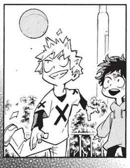 What if they are in the same park?  The manga has them on the same side as the sketch, that's cute. 50% copium 50% Horikoshi being sneaky by remembering tiny details in everything. Elijo creer... 