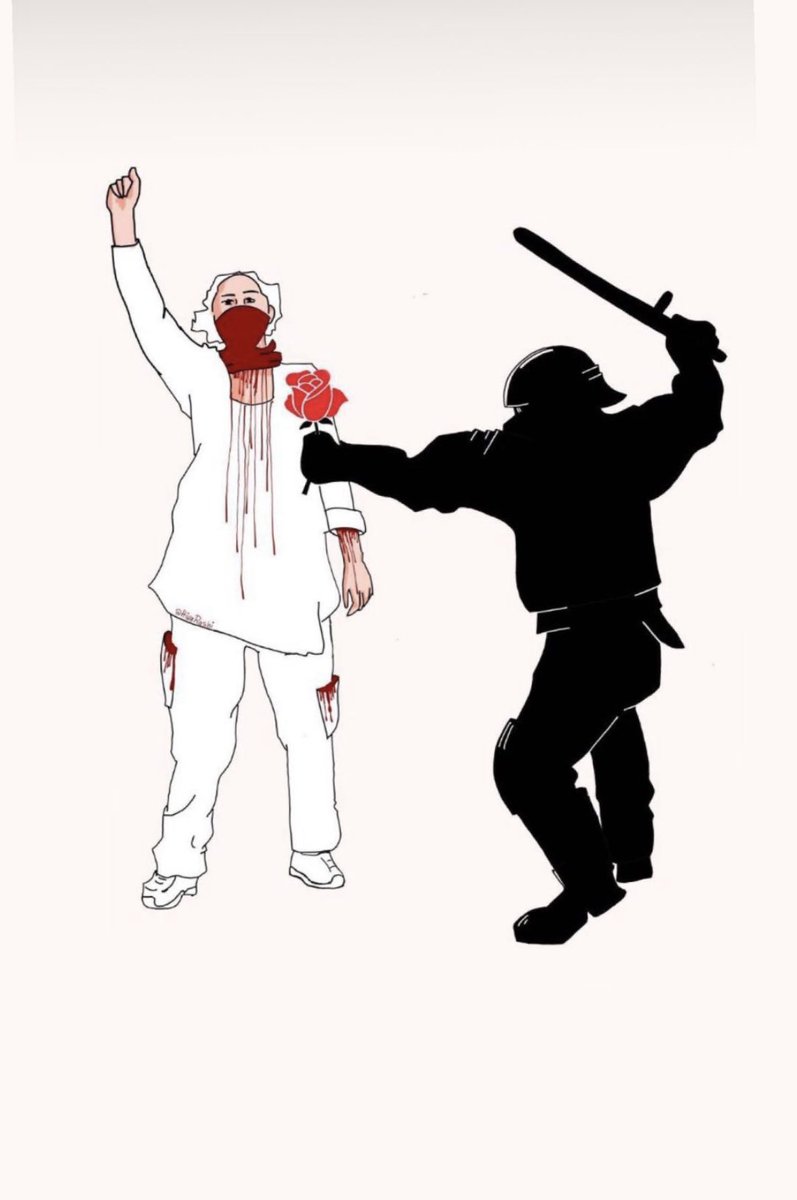 دست گل؟ یا دست به خون؟ 
#مهسا_امینی