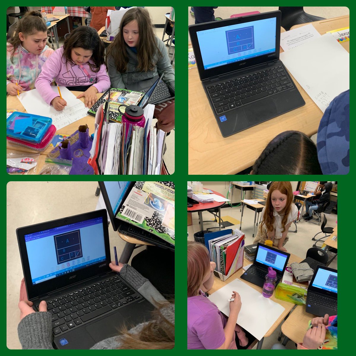 Mrs Tina Henderson WCS (@mrshendersonwcs) on Twitter photo Representing fractions on a geoboard, naming the fractional parts, describing the relationships and creating equations!!!😊🤓🤓#LincolnPrideWCS <a href="/warrenschools/">Warren City Schools</a> <a href="/MLCmath/">Math Learning Center</a> Representing fractions on a geoboard, naming the fractional parts, describing the relationships and creating equations!!!😊🤓🤓#LincolnPrideWCS <a href="/warrenschools/">Warren City Schools</a> <a href="/MLCmath/">Math Learning Center</a>