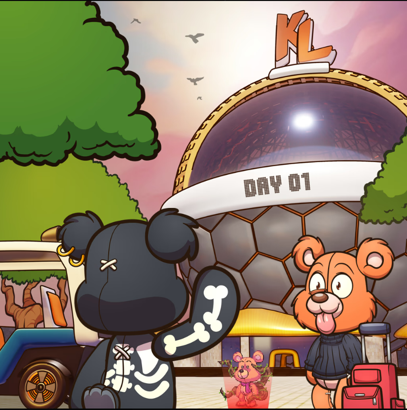 BenniGaske's tweet photo. Well I'm off to @killabearsnft @killalabs .
At least they let me in on Day 1 this time - I'm still shook from the #2BitINN
Just look how excited, and *trusting* my #KillaBears are...
I hope they serve great coffee ☕️ https://t.co/bUpC5Edeez