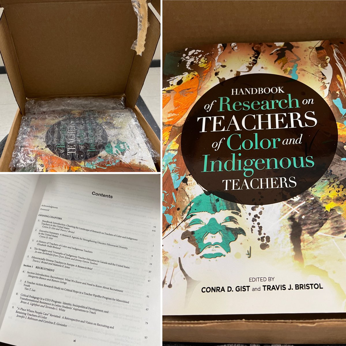 RadicalYee's tweet photo. My long-awaited copy arrived! I couldn’t wait another hour to open the box, so I’m here at my son’s Kung Fu class geeking out in the parent seating area with it. Thank you ⁦@TravisJBristol⁩, @ConraGist⁩ and everyone who poured love and light into this essential text! https://t.co/xctsFEo7D9