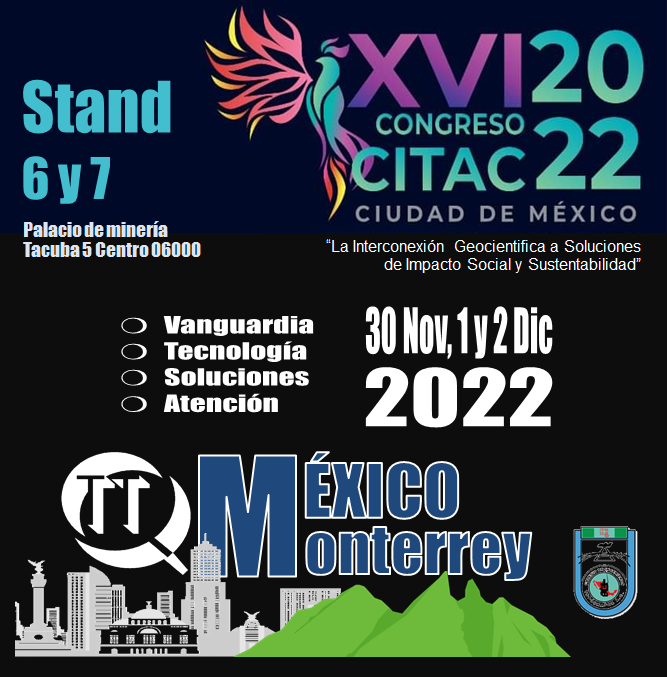 TTQMexico's tweet photo. Los esperamos en nuestros Stand 30 Nov, 1 y 2 Diciembre de 9 a 6 #ttqmonterrey #TTQMexico #expocitac #topografia #ingenieria #ingenierosciviles #drone #estaciontotal #GPS https://t.co/YySpEVz5CP