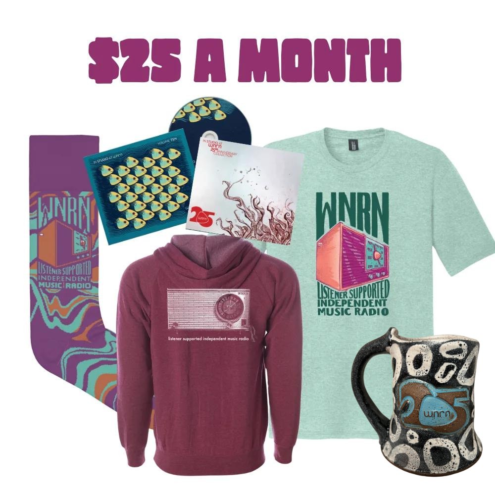 📢Donate to WNRN.org between now &amp; 6pm &amp; help us meet our #GivingTuesday goal &amp; unlock a $1k challenge from a generous donor. Consider joining @ $25/mth in celebration of our 25 Anniversary, take home the big bundle of #WNRN goodies &amp; have your gift doubled!