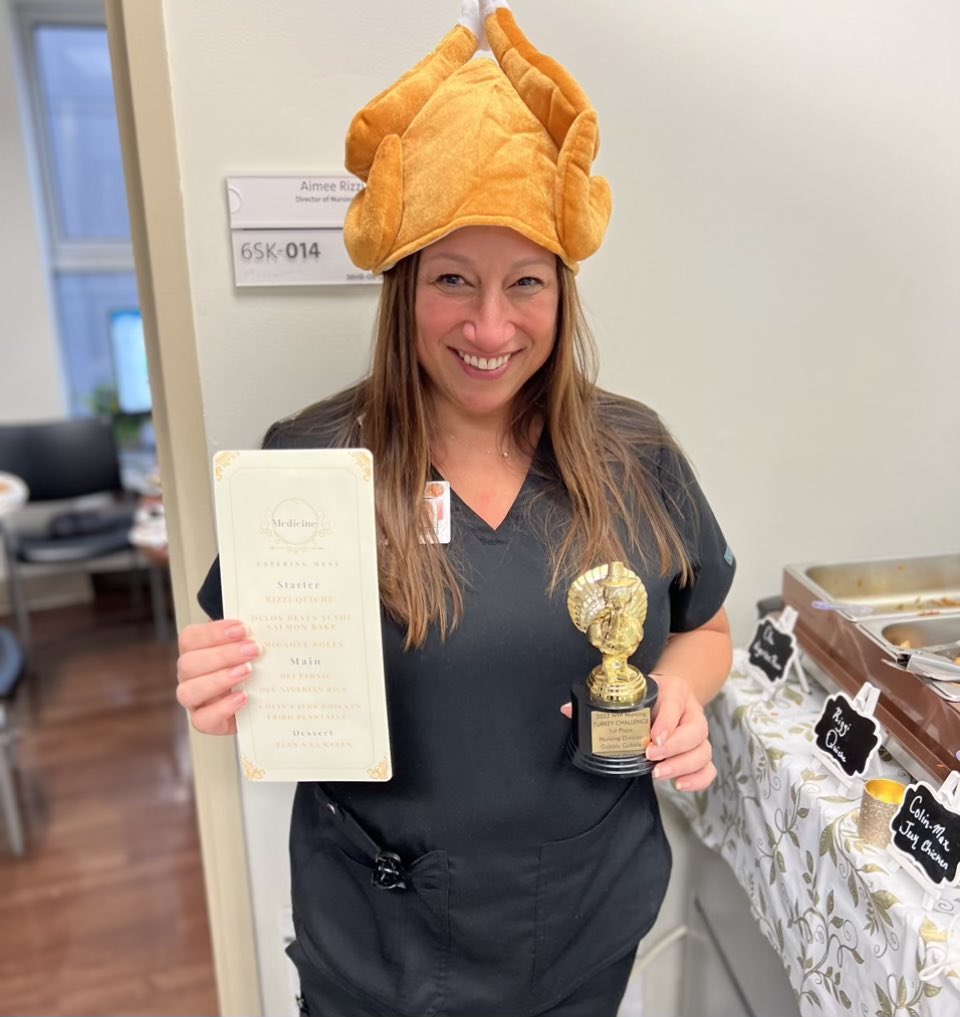 Vanessa Delos Reyes, MSN, CNRN (@vannyenginurse) on Twitter photo Go Team Medicine! Winners of the first ever Turkey-off! 🦃 <a href="/MedSurgLevel3/">Aimee Rizzi</a> <a href="/karen_antequera/">KAREN ANTEQUERA</a> <a href="/OluneyeOladapo/">Oluneye Oladapo</a> <a href="/BernadetteKhan/">Bernadette Khan</a> Go Team Medicine! Winners of the first ever Turkey-off! 🦃 <a href="/MedSurgLevel3/">Aimee Rizzi</a> <a href="/karen_antequera/">KAREN ANTEQUERA</a> <a href="/OluneyeOladapo/">Oluneye Oladapo</a> <a href="/BernadetteKhan/">Bernadette Khan</a>