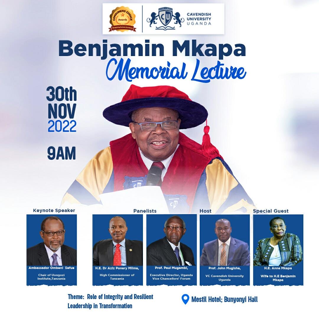 MlimaAp's tweet photo. Former President Benjamin Mkapa Memorial Lecture at Mestil Hotel, (Kampala). Taking place on 30th November 2022 at 09:00 hrs. The Key Note Speech will be delivered by Ambassador Ombeni Sefue (The Former Chief Secretary of the United Republic of Tanzania). https://t.co/GHJXq3H716