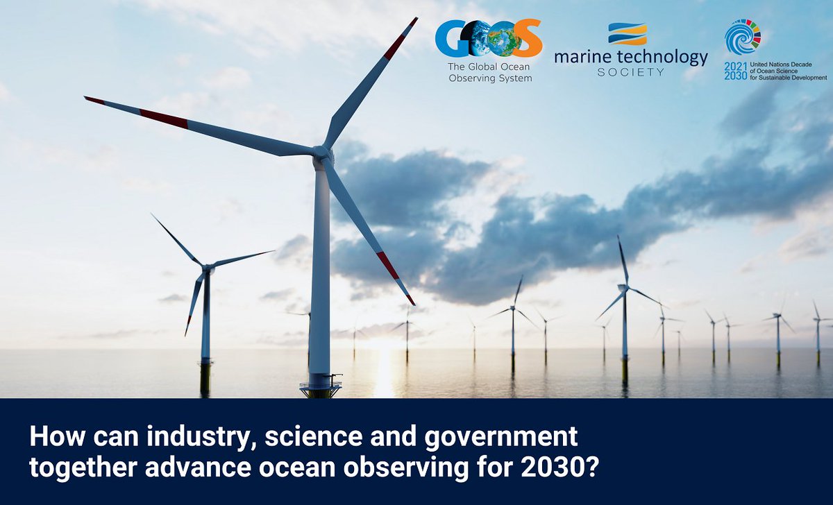 Join us on December 7 for the third installment of #DialoguesWithIndustry, in partnership GOOS & NOAA. Dialogue 3 will discuss User Driven Ocean Information Services: Core and Downstream Services. Register here to participate in the dialogue!
us02web.zoom.us/webinar/regist…