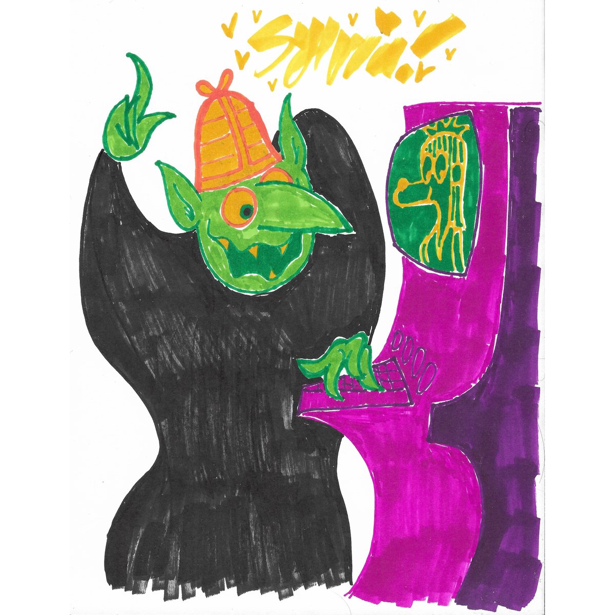 Bigbird96's tweet photo. A friend of mine has sent me down the #Muzzy rabbit hole, and I love it. #cartoon #fanart #corvax #deeisbrowsing https://t.co/ndkFx6t0hO