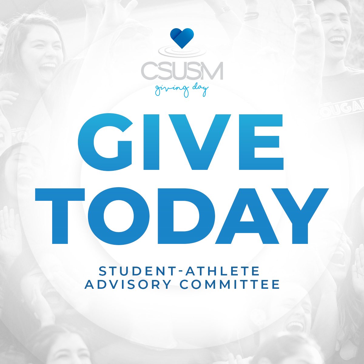 CSUSM_SAAC's tweet image. GIVING DAY IS HERE🎉
A gift to SAAC will also help support Make A Wish Foundation💙
#heartofacougar #bleedblue
🔗 give.csusm.edu