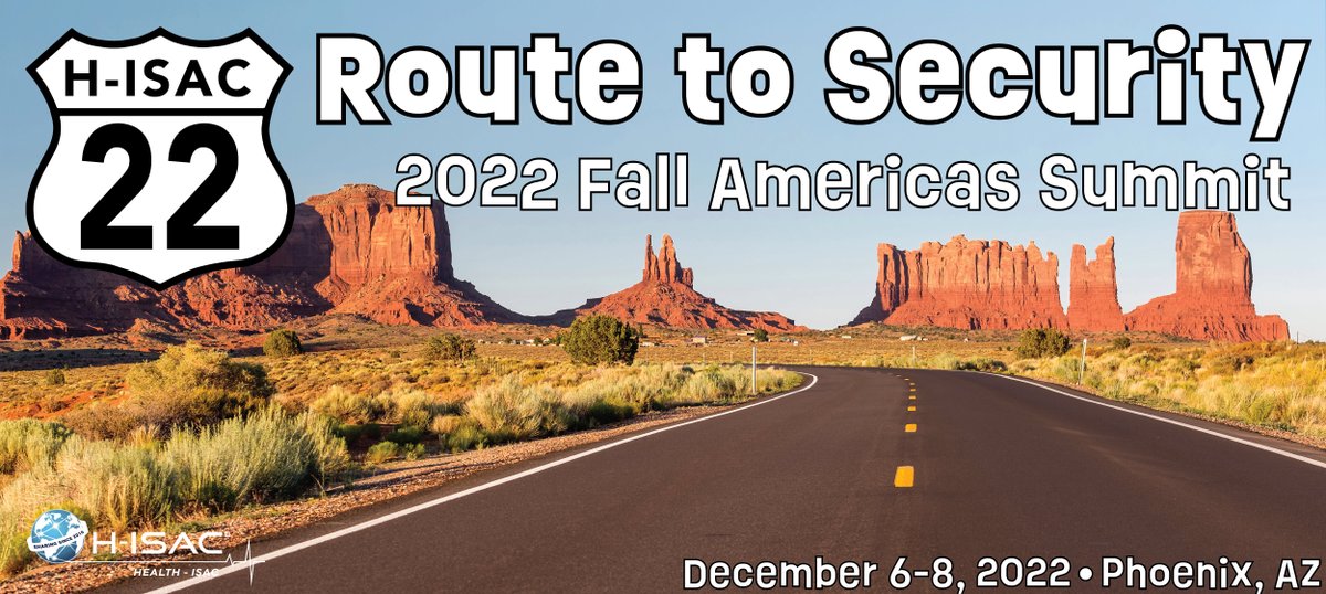 secrisk's tweet photo. We are one week out from the 2022 @HealthISAC Fall Americas Summit, December 6th - 8th! SRA is proud to be a Platinum sponsor. Looking forward to seeing you there! Learn more: https://t.co/H0pr02GXtz
#healthIsac #cybersecurity #infosec #hisac https://t.co/PMRnmFRRCq