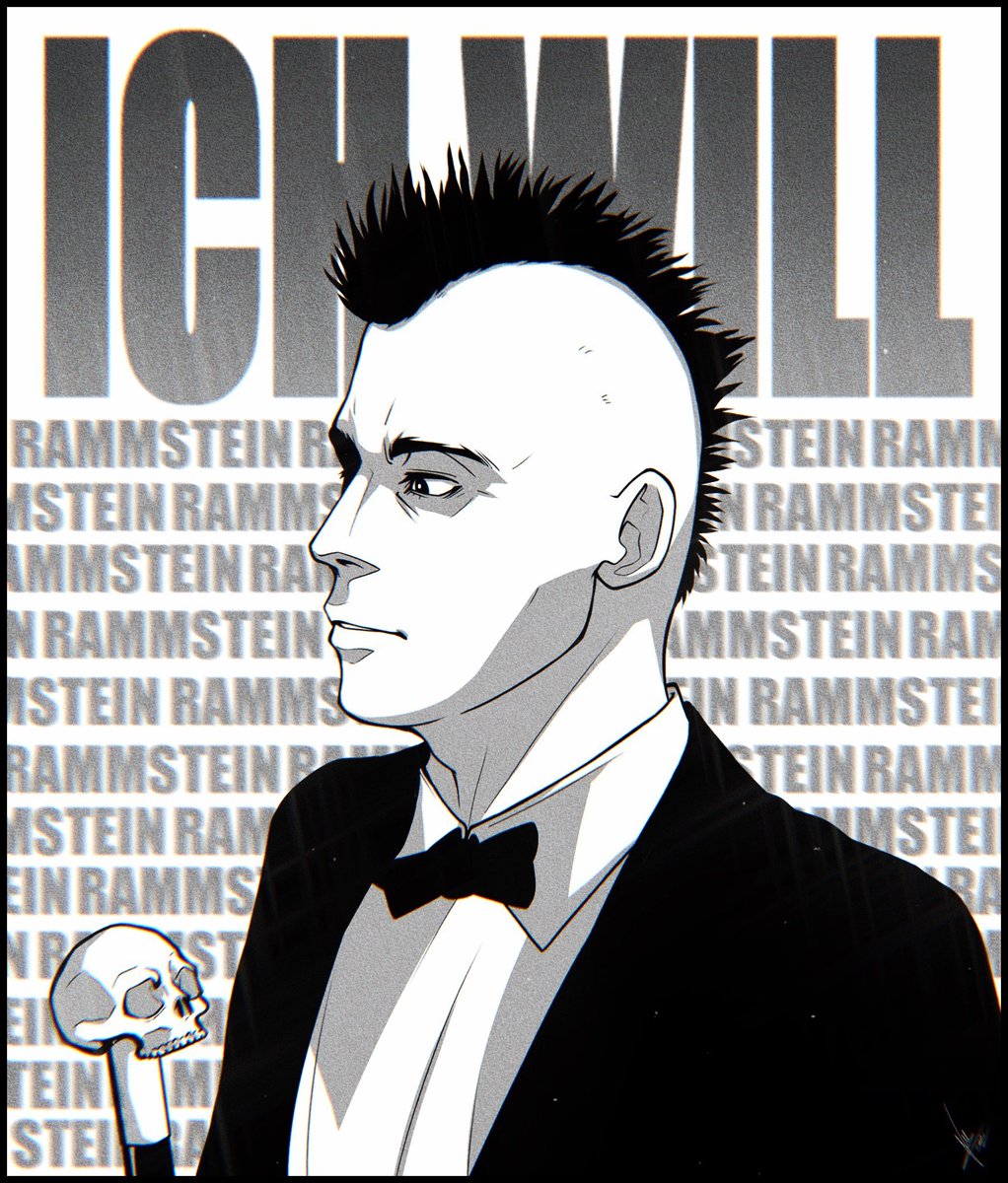 here's Ich Will Till 🤍 (mohawk supremacy strikes again)

only 3 members left!! i'm surprised i'm making these so fast