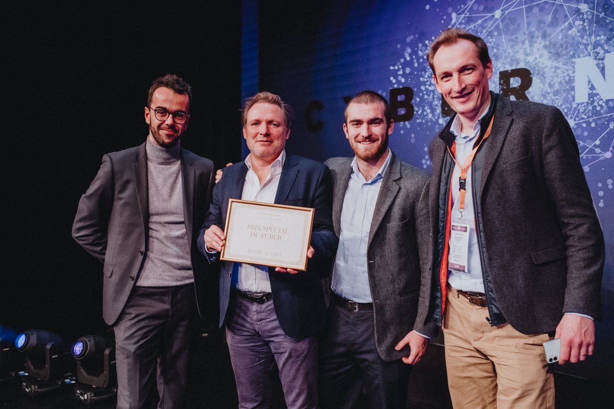 [#Cybernight,<a href="/Republik_IT/">Républik IT</a> ]🥇Board of Cyber lauréat du prix du public de la solution innovante 2022 avec Security Rating® !!🥇
Un grand merci à la communauté Board of Cyber pour votre soutien. Nous remercions également l'équipe organisatrice et le jury pour cette reconnaissance.