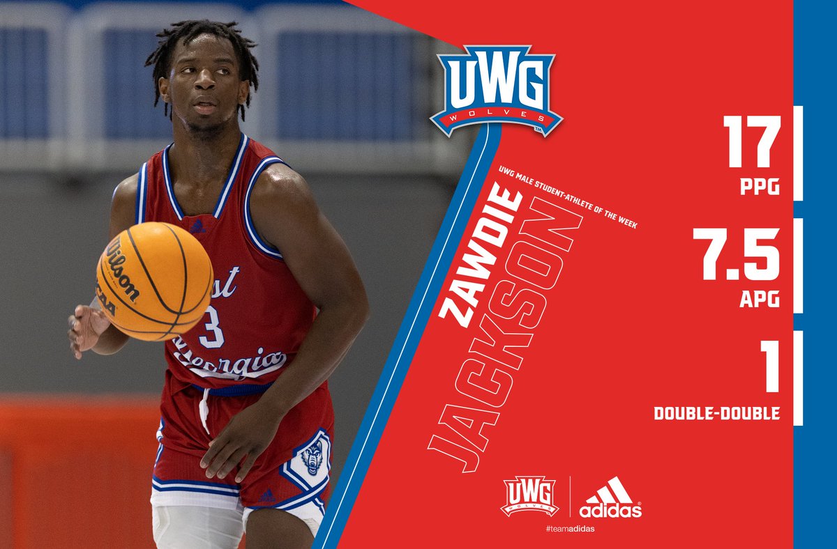 UWGAthletics's tweet photo. Congrats to these two UWG Student-Athletes of the Week! Peace Okeke (@WolvesWBB) and Zawdie Jackson (@UWG_MBB) 👏👏

Story 🔗 https://t.co/3Hvp6P3FlC

#WeRunTogether https://t.co/zKeWPZpqxv
