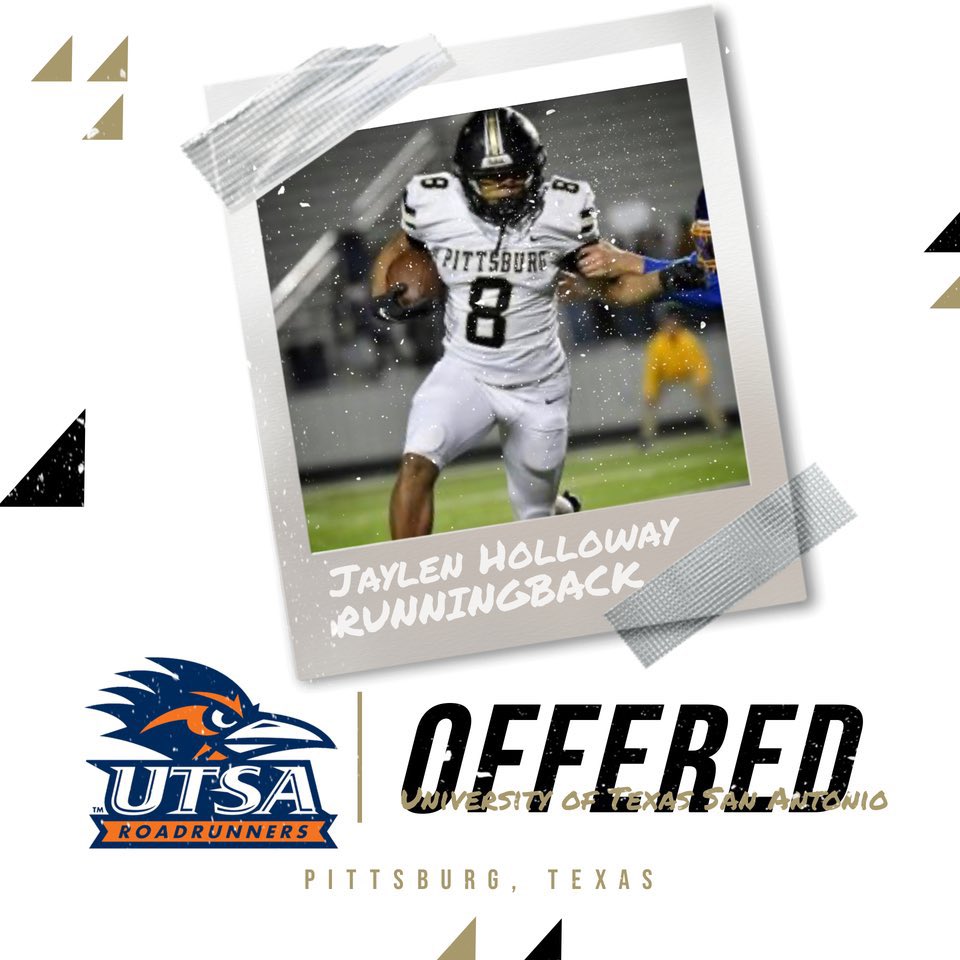 JaylenHolloway_'s tweet photo. Thankful for my first offer from @KurtTraylor @CoachTraylor and @UTSAFTBL last spring. Ready to work towards my Jr Year. https://t.co/QCn7uJsmah