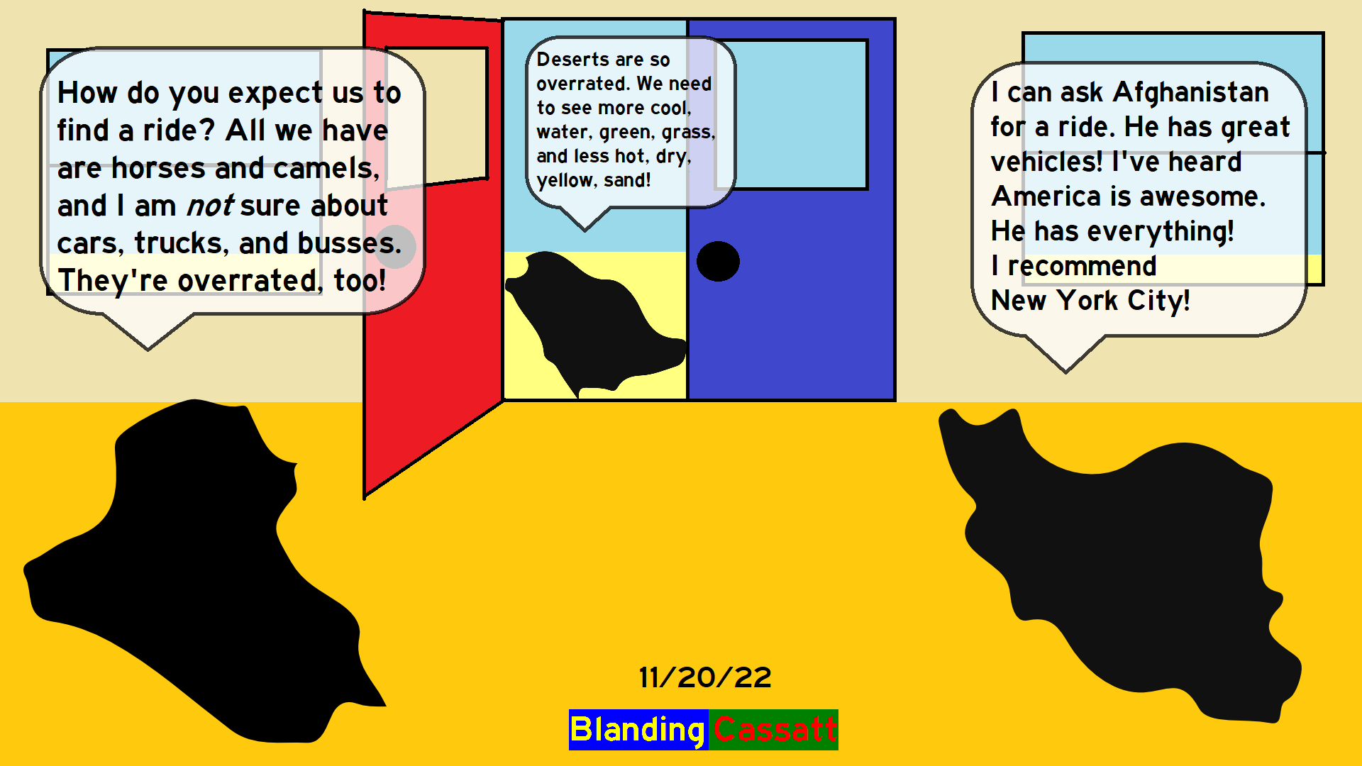 Blanding Cassatt (Country Shape Toons) on Twitter: "#SaudiArabia thinks