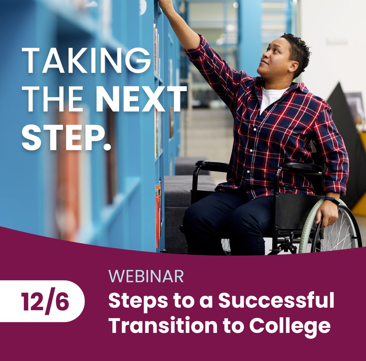 It's never too early to prepare for your child's transition from high school to college. We'll show you what changes to expect as an advocate, and how to find appropriate support for students with disabilities in a post-secondary setting.
.
Register here: bit.ly/3V0jwwv