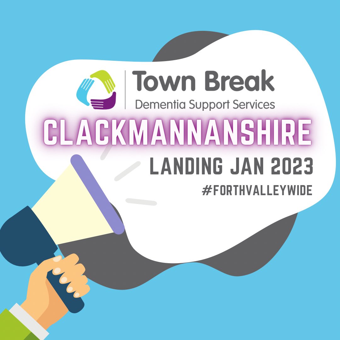 We are over the moon the announce expansion into Clackmannanshire Council❗️🎉

With this expansion, we now cover the full of Forth Valley! Clackmannanshire services will begin in mid January 2023. Further details to follow. 

#wearetownbreak #dementiasupport #forthvalleywide