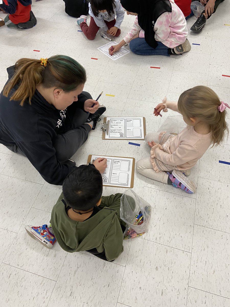 Mrs_AFeeney's tweet photo. From the littlest to the biggest…today the Gr 8s met their kindergarten buddies. They did a get to know you activity and then got to have some play time. Both groups were asking when the next buddy time will be, it was a really heart warming morning. @LincolnAlexPS https://t.co/dADKOsAmpa