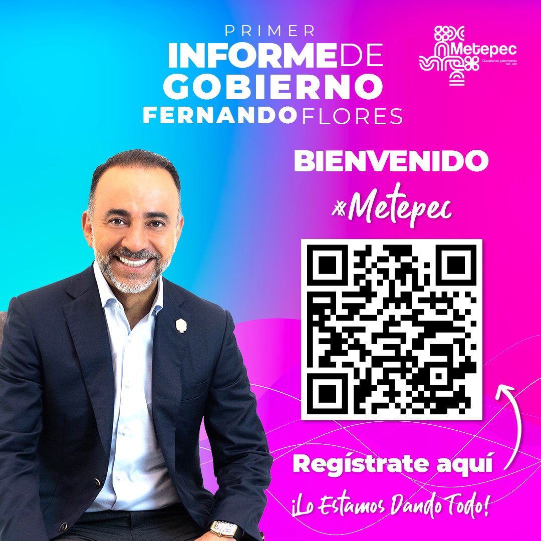 FerFlores_Emp's tweet photo. Se parte del Primer Informe de Gobierno #Metepec.

Sigamos haciendo historia 🤜🏻🤛🏻. 

¡Lo estamos dando todo!

⬇️⬇️⬇️⬇️
https://t.co/I9AeX6lSK3

#Metepec
#PrimerInformeDeGobierno https://t.co/rdnzbsaqf2
