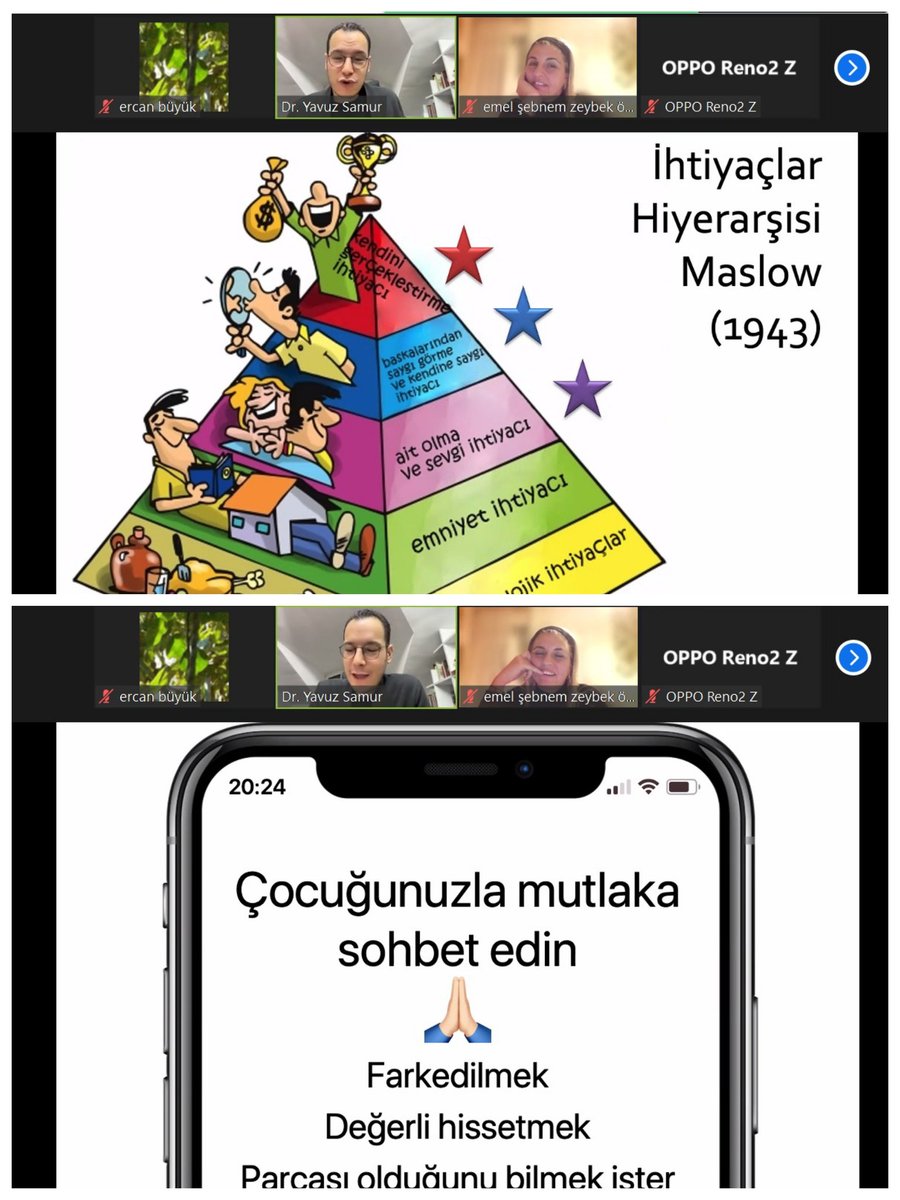 Doç. Dr. Yavuz Samur'un anlatımıyla "Oyun Dostu Okul ve Oyun Dostu Ebeveyn" Sunumumuzu gerçekleştirdik. <a href="/YavuzSamur/">Yavuz Samur</a> hocamıza bu keyifli seminer için çok teşekkür ederiz 🌺