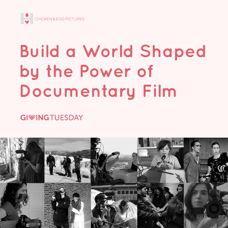 chickeneggfilms's tweet photo. It’s #GivingTuesday! All donations made to Chicken &amp; Egg Pictures today (Nov. 29) will be matched up to $20,000 by an anonymous donor.

💖 Your commitment ensures that women &amp; non-binary filmmakers can use their cinematic vision to build a more just world. Give to The Nest ⬇️