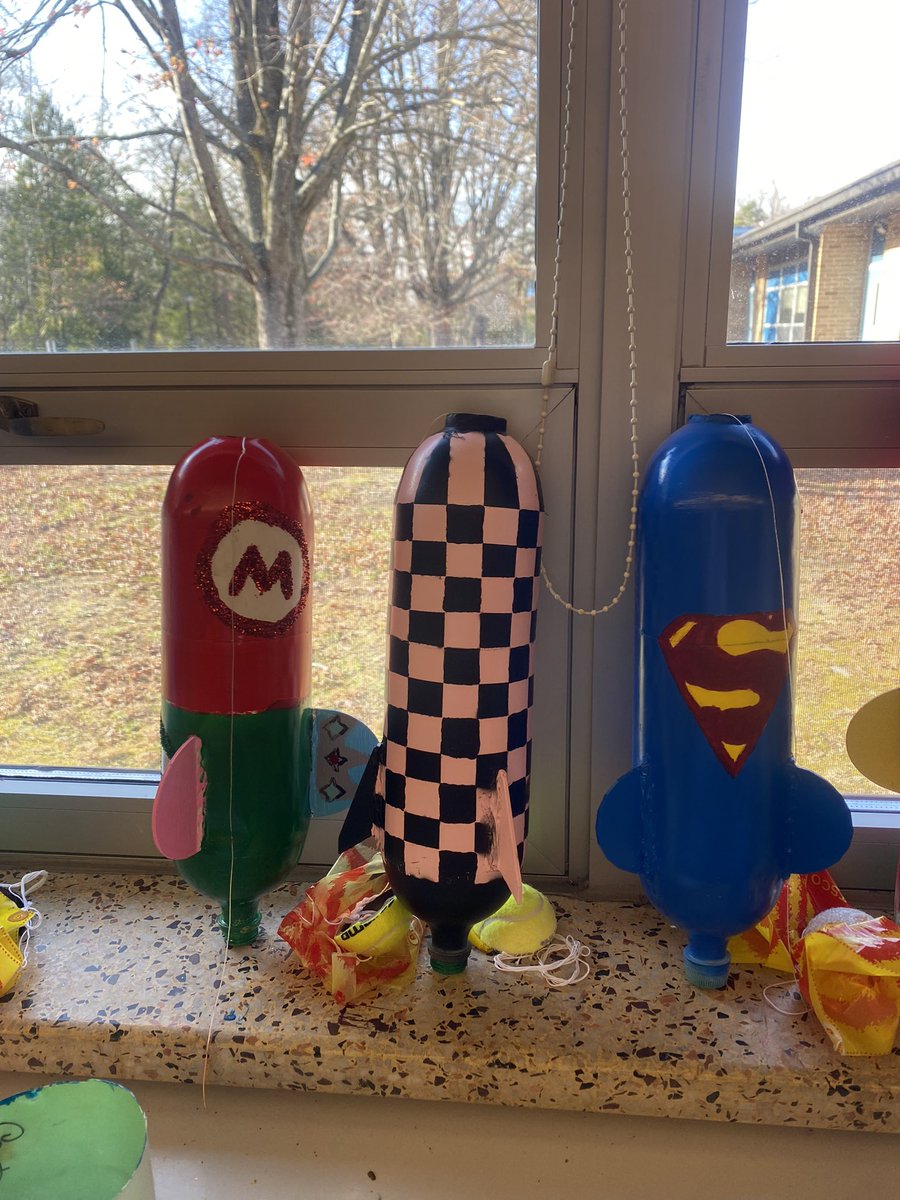 jill_agin's tweet image. Water Rockets! #3Dfins #studentdesigned #NeetaScience