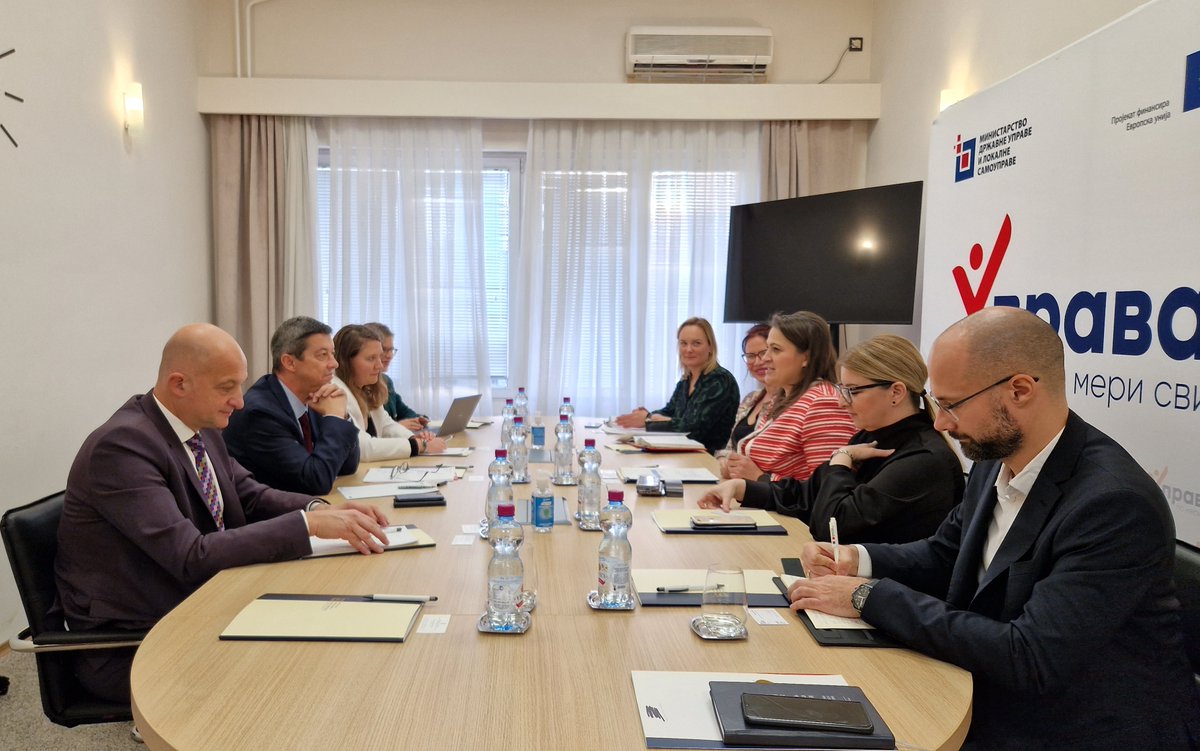 MDULS's tweet photo. Мачужић Пузић: Драгоцена подршка Француске 🇨🇵 реформи јавне управе у Србији 🇷🇸
👉 Линк: https://t.co/eyWFvzBN2i
#MDULS #republikasrbija #republikafrancuska #RJU #ReformaJavneUprave #javnauprava https://t.co/NRhzw4v3x4