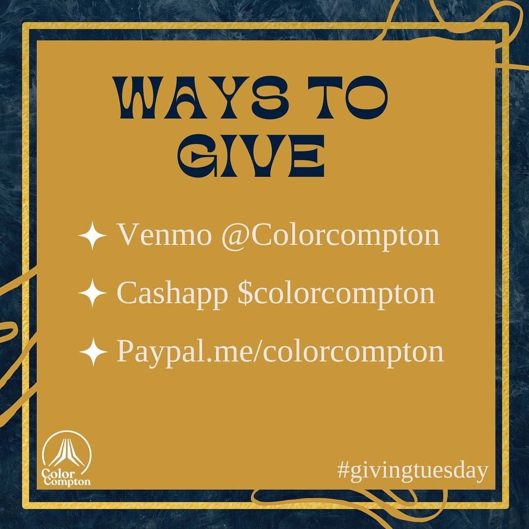 Hey it’s #GivingTuesday ! Today and only today if you buy a Gala ticket for this Friday you will receive the second one half off!  

Our 1st annual Gala happening this Friday, Dec. 2, 2020 from 6:30pm - 10pm 

At the Ken Miller Recreation Center, Torrance, CA