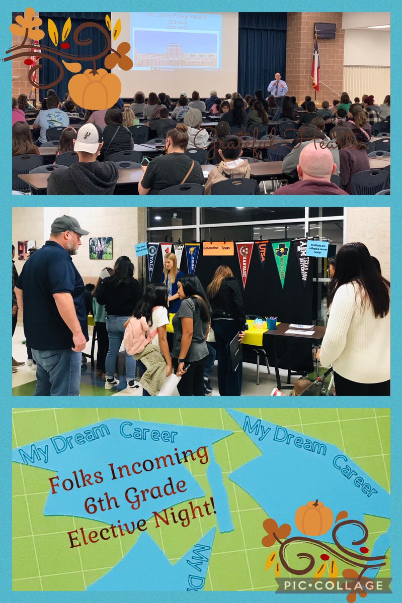 Thank you incoming 6th grade families for participating in our <a href="/NISDFolks/">Dr. John Folks MS</a> Elective Night! Our future Stallions are Dreaming Big and learning about elective options for their future goals🎓<a href="/FolksPta/">FolksPTA</a> <a href="/sgriggsNISD/">Stacey Griggs</a> <a href="/NISDCounseling/">NISD Counseling</a> <a href="/drjohnfolks/">John Folks</a>   <a href="/Shawn_McKenzie5/">Shawn McKenzie</a> <a href="/ADevlinAD/">Ann Devlin</a>