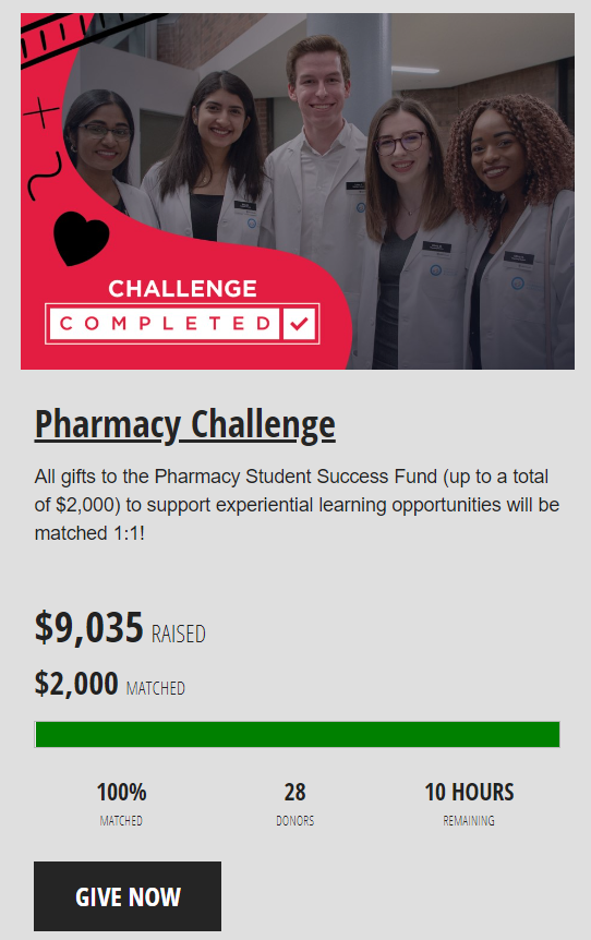 SarahFallis_'s tweet photo. For #GivingTuesdayCA, @UWPharmacy
 is raising money for their Student Success Fund❤️

This same fund supported the Pharmacy Appreciation Month Campaign I ran in March 2022 and has financially supported us students who attended 
@CPhAAPhC &amp; @PharmacyU conferences this past year! https://t.co/BfFFDGxl2c