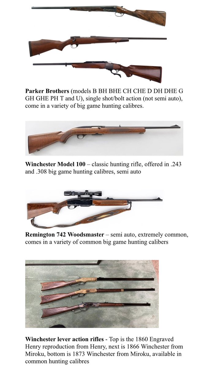 TWilsonOttawa's tweet photo. There are thousands of guns being banned by the Liberals, and many are average hunting guns. This is undeniable. The Liberals call them “wEaPoNs Of WaR” to scare Canadians. Here is a just a small sample. 🇨🇦 #C21 #HuntingGunBan https://t.co/iUugNGPtYf