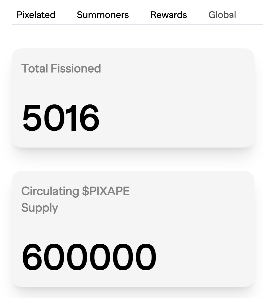apes_pixelated's tweet photo. In less than 48 hours,
5,016 PixApe NFTs are fissioning;
5,016 are claiming $PIXAPE tokens, web2 perks & NFTs from the nuclear Arena. ๐
What are you still waiting for?
๐ https://t.co/OiRTWAH5Gw https://t.co/w6PILFwPp3