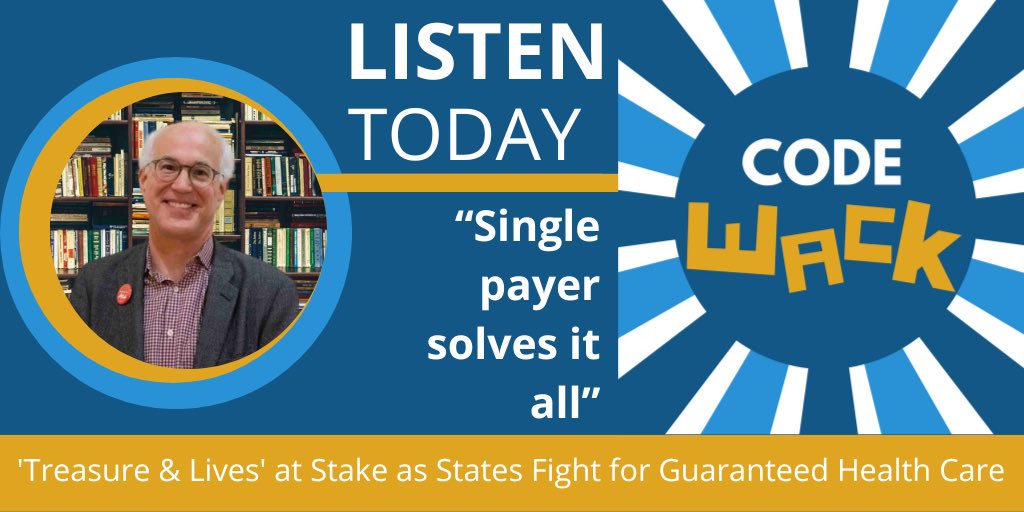 policyrant's tweet photo. How do the results of the midterm elections affect the prospect for state-based single payer healthcare systems?
We asked Michael Lighty, president of Healthy California Now, a on the latest episode of #CodeWACK!
Listen now: https://t.co/Tk7K76N16Y https://t.co/enrizLykib