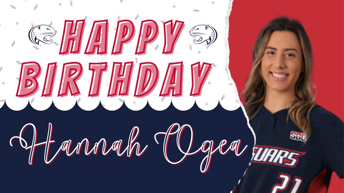 SouthAlabamaSB's tweet photo. Happy Birthday to Hannah Ogea, a Redshirt Sophomore infielder from Baton Rouge, Louisiana! We hope you have a great day! 🤩🎂 https://t.co/E8Qhdd0Nhg